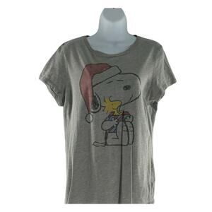 Old Navy Collectabilitees Snoopy T-Shirt Girls L Short Sleeve Graphic Pullover